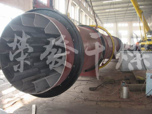 锰矿粉专用回转滚筒干燥机干燥工程项目