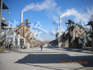 锰矿粉专用回转滚筒干燥机干燥工程项目